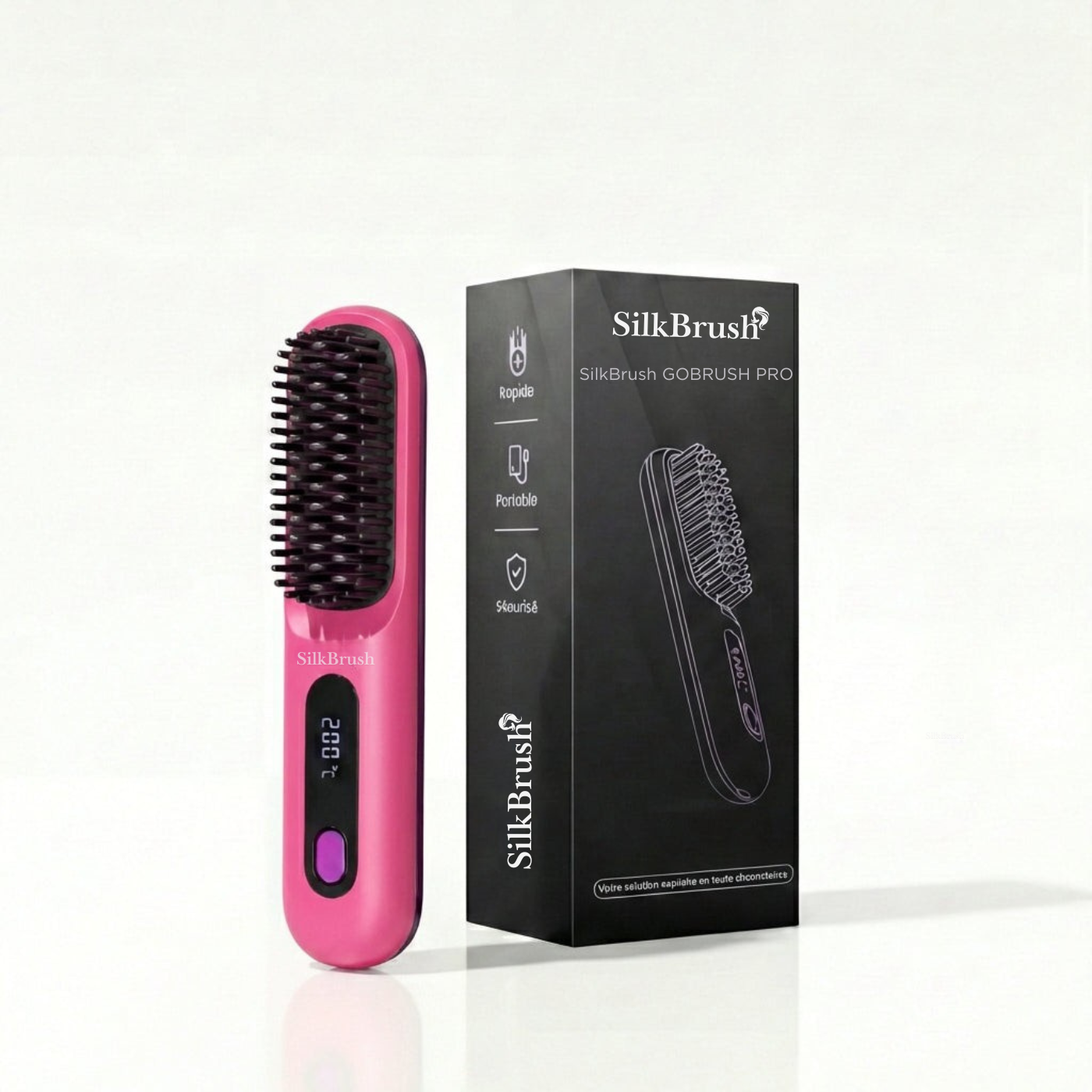 Brosse chauffante SilkBrush pour Cheveux Courts