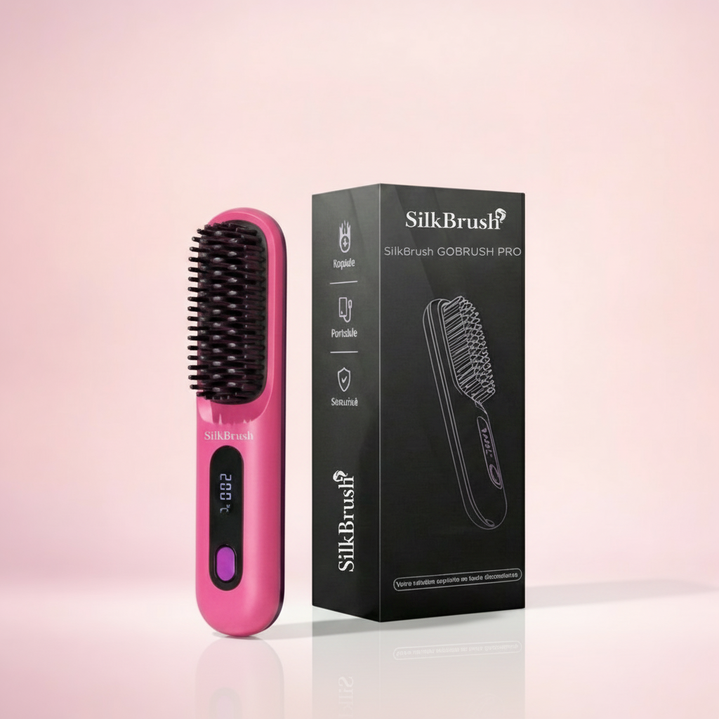 Brosse chauffante SilkBrush pour Cheveux Courts