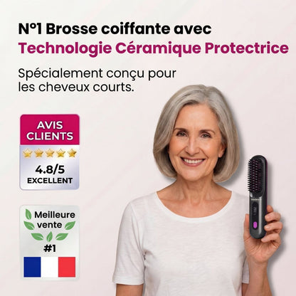 Brosse chauffante SilkBrush pour Cheveux Courts